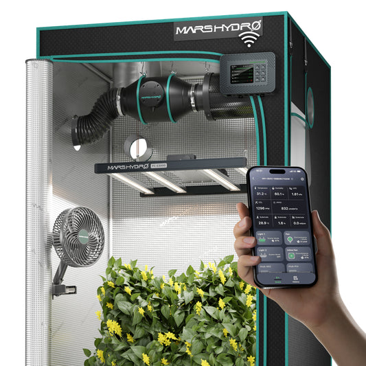 Mars Hydro FC-E3000 Smart Komplettset 100x100x180cm – Setansicht