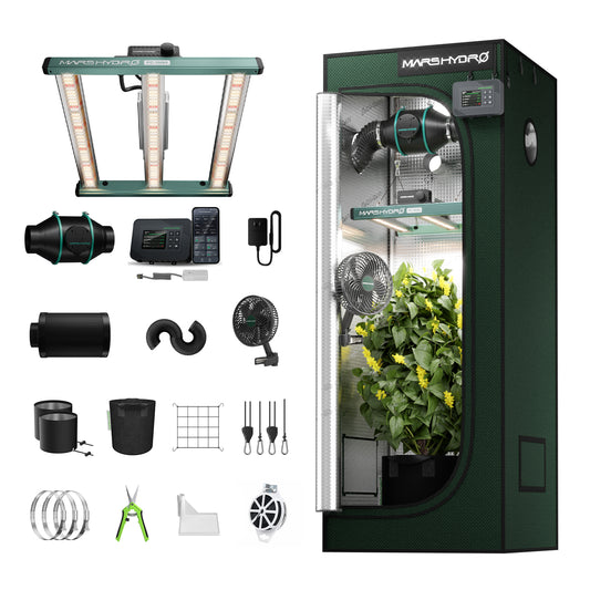 Mars Hydro FC1500 Pro Smart Komplettset 60x60x160cm – Set mit Lieferumfang