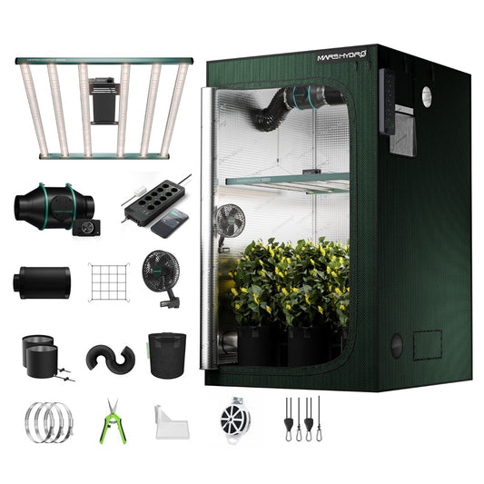 Mars Hydro FC4800 Pro Smart Komplettset 120x120x200cm – Set mit Lieferumfang