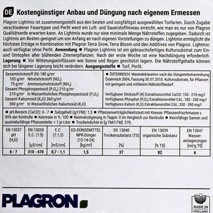 Plagron Lightmix 50L Sack Rückansicht