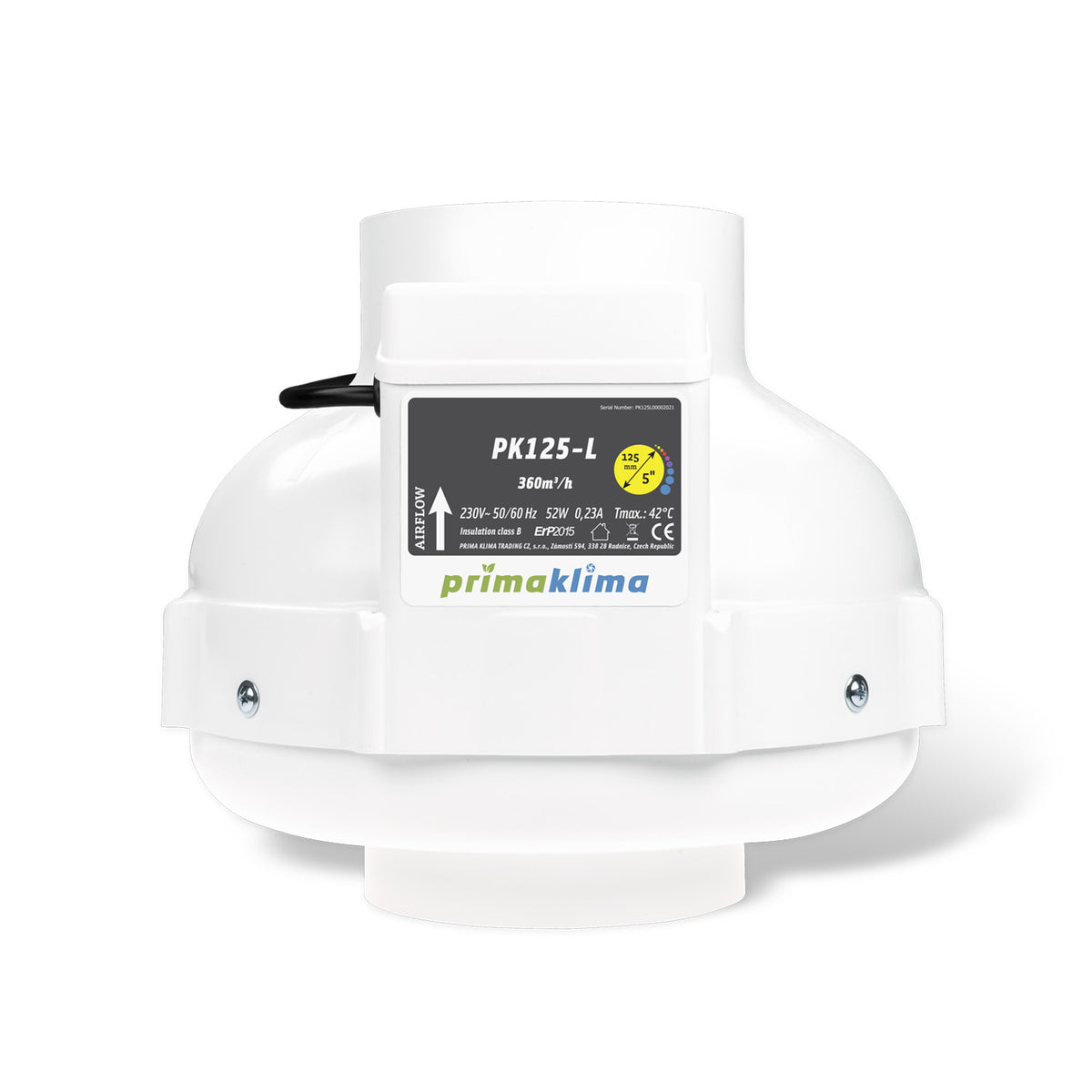 Prima Klima PK125-L – Produktansicht 1