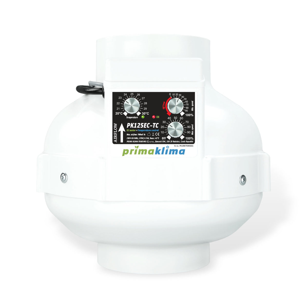 Prima Klima PK125EC-TC – Produktansicht 1