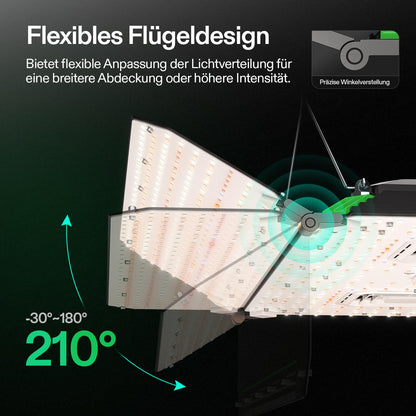Vivosun AeroLight Wing AW400 LED-Pflanzenlampe 400W – Herstelleransicht 6