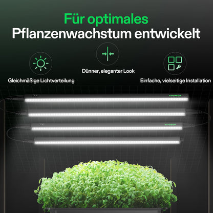 Vivosun T5 LED-Anzuchtleuchten 4er-Set, 30 oder 60cm – Herstelleransicht 2