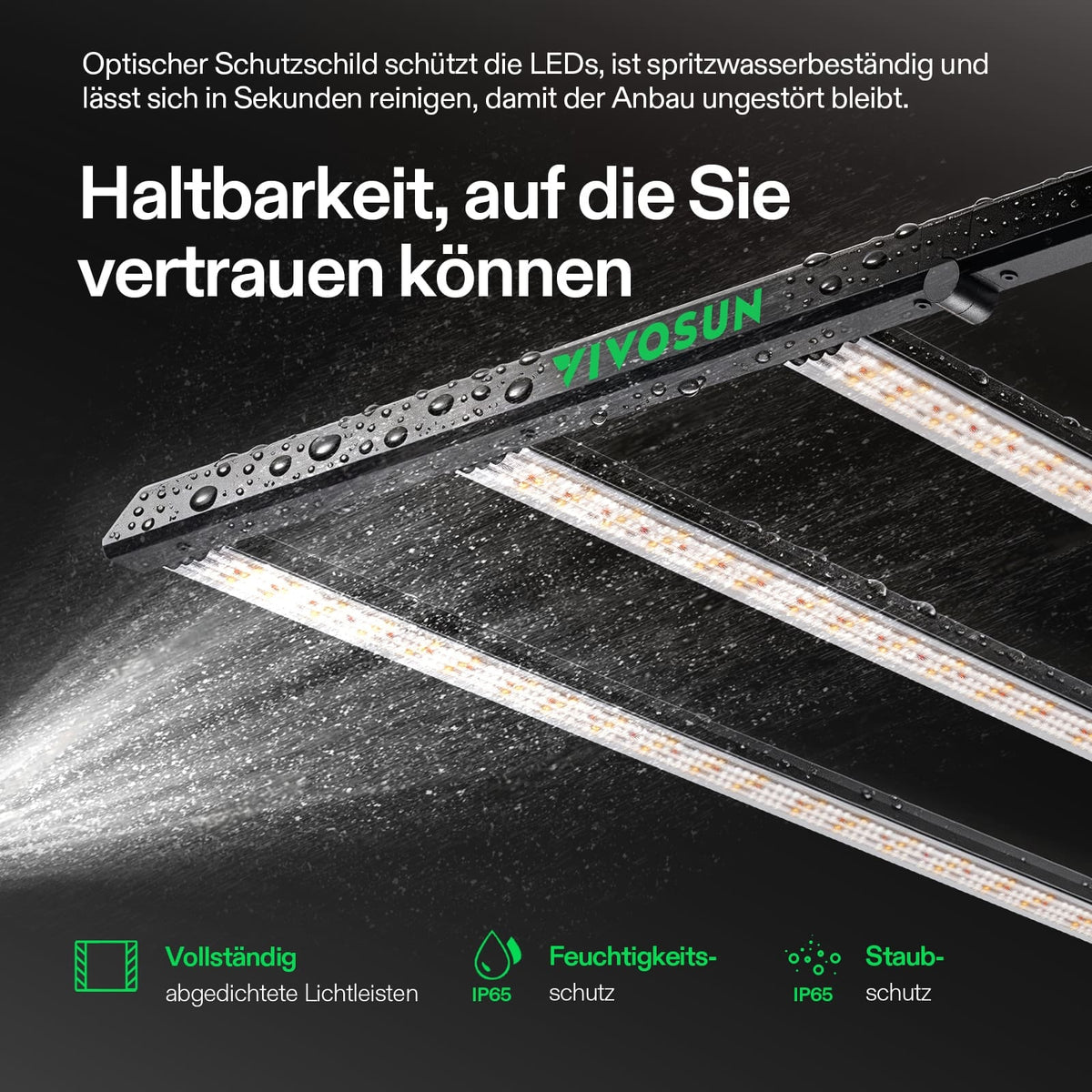 Vivosun LumaLight 500W LED-Pflanzenlampe – Herstelleransicht 7