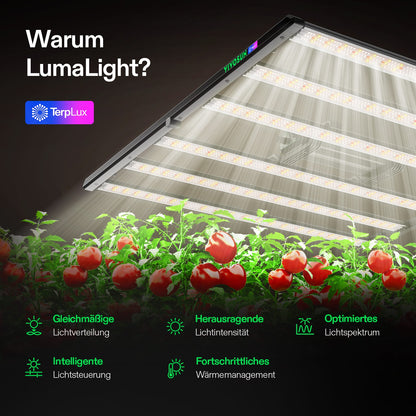 Vivosun LumaLight 500W LED-Pflanzenlampe – Herstelleransicht 3